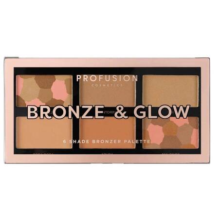 Bronze &amp; Glow Palette paleta do konturowania 15.6g