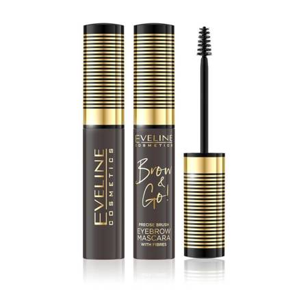 Brow & Go! Eyebrow Mascara tusz do brwi z zagęszczającymi włókienkami 02 Dark 6ml