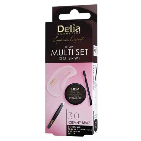 Brow Multi Set zestaw do stylizacji brwi 3.0 Ciemny Brąz