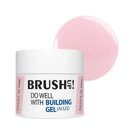 BrushUp! Do Well with Building żel budujący do paznokci Dazzle in Pink 12g