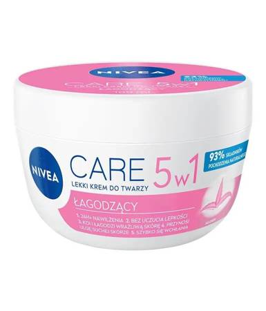 Care 5w1 łagodzący lekki krem do twarzy 100ml