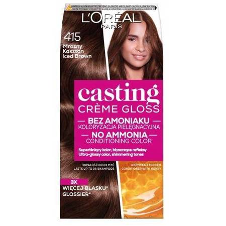 Casting Creme Gloss farba do włosów 415 Mroźny Kasztan