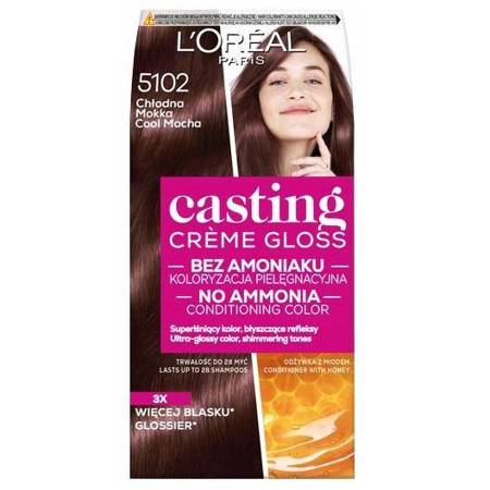 Casting Creme Gloss farba do włosów 5102 Chłodna Mokka