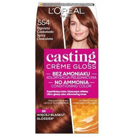 Casting Creme Gloss farba do włosów 554 Ognista Czekolada