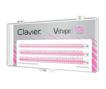 Clavier Vshape Colour Edition kępki rzęs Pink Mix