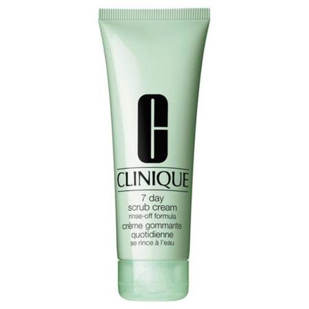 Clinique 7 Day Scrub Cream Rinse-Off Formula rozpuszczalny w wodzie krem-peeling do codziennego stosowania 100ml