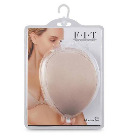 Cloth Adhesive Bra samonośny biustonosz B Beige