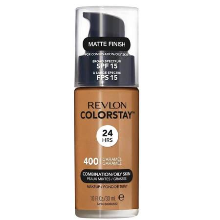 ColorStay™ Makeup for Combination/Oily Skin SPF15 podkład do cery mieszanej i tłustej 400 Caramel 30ml