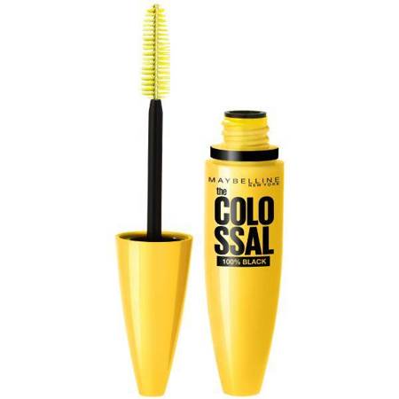 Colossal 100% Black Mascara pogrubiający tusz do rzęs 10.7ml