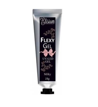 ELISIUM Flexy Gel żel do przedłużania paznokci Milky 25g