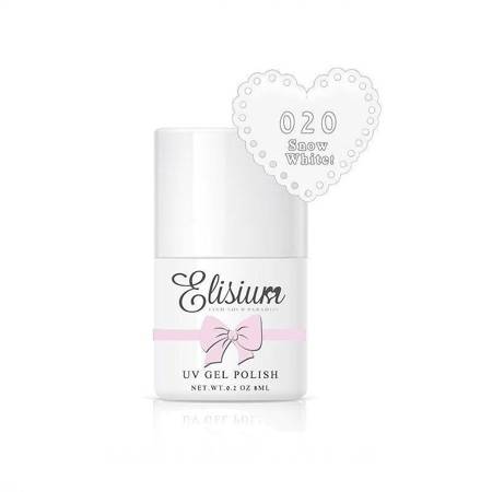 ELISIUM UV Gel Polish lakier hybrydowy do paznokci 020 Snow White 8ml