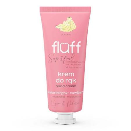 FLUFF - Superfood Hand Cream antybakteryjny krem do rąk Banan 50ml