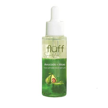 FLUFF - Two-Phase Face Serum booster dwufazowy do twarzy Aloes i Awokado 40ml