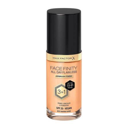 Facefinity All Day Flawless 3w1 kryjący podkład w płynie W70 Warm Sand 30ml