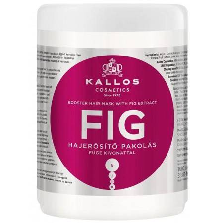 Fig Booster Hair Mask With Fig Extract maska z wyciągiem z fig do włosów cienkich i pozbawionych blasku 1000ml