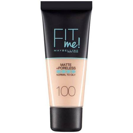 Fit Me Matte & Poreless Foundation matujący podkład do twarzy 100 Warm Ivory 30ml