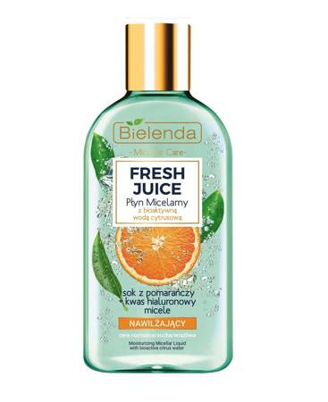 Fresh Juice płyn micelarny nawilżający z wodą cytrusową Pomarańcza 500ml