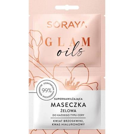 Glam Oils supernawilżająca maseczka żelowa do każdego typu cery 2x5ml