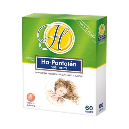 Ha-Pantoten Optimum włosy skóra i paznokcie suplement diety 60 tabletek