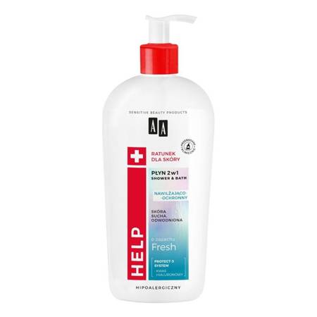 Help płyn 2w1 Shower & Bath nawilżająco-ochronny 400ml