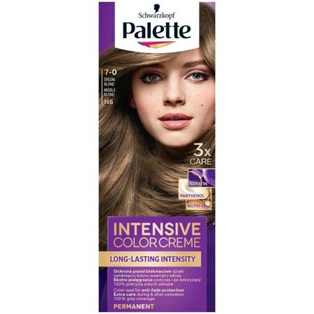 Intensive Color Creme farba do włosów w kremie 7-0 (N6) Średni Blond