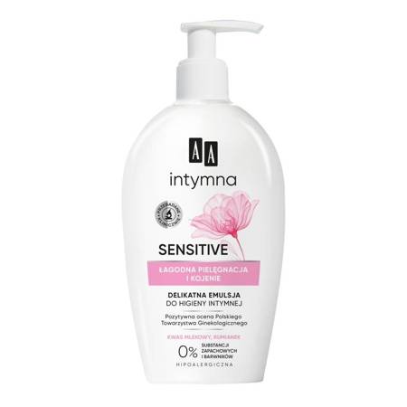 Intymna Ochrona&Pielęgnacja Sensitive emulsja do higieny intymnej dozownik 300ml