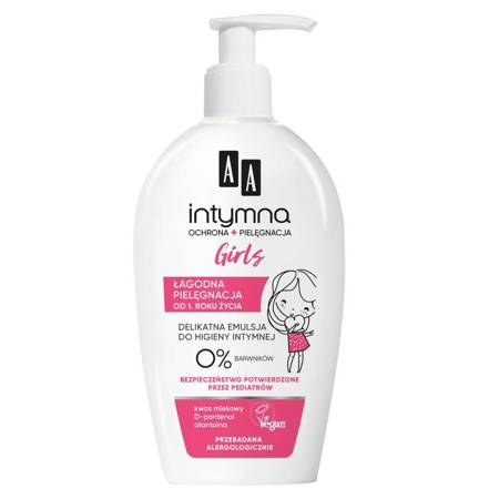 Intymna Ochrona&Pielęgnacja kremowa emulsja do higieny intymnej Baby Girls 0% 300ml