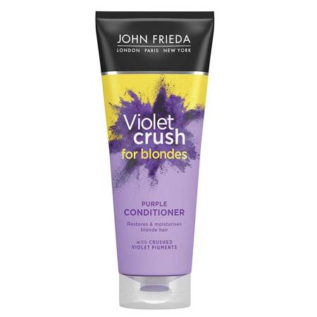 John Frieda Sheer Blonde Violet Crush odżywka neutralizująca żółty odcień włosów 250ml