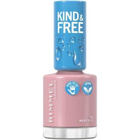 Kind & Free wegański lakier do paznokci 154 Milky Bare 8ml