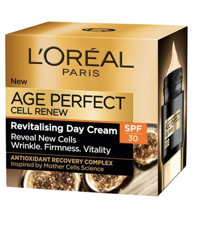 L'Oréal Age Perfect Cell Renew SPF30 rewitalizujący krem przeciwzmarszczkowy na dzień 50ml