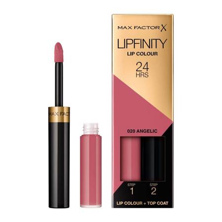 Lipfinity Lip Colour dwufazowa pomadka w płynie o długotrwałym efekcie 020 Angelic 3.69ml