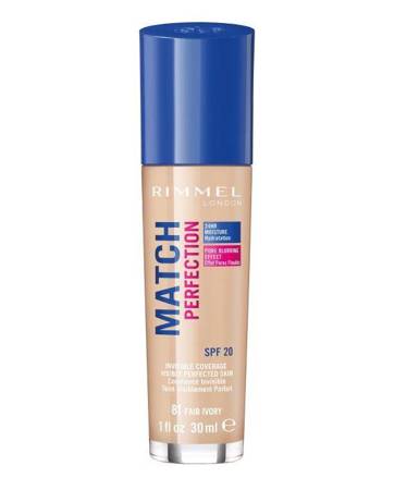 Match Perfection Foundation podkład dopasowujący się do cery 081 Fair Ivory SPF20 30ml