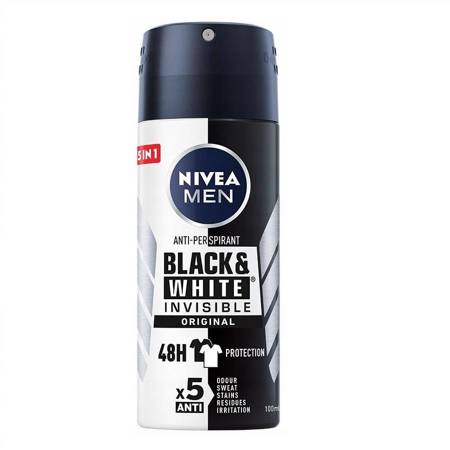 Men Black&White Invisible Original antyperspirant spray 100ml