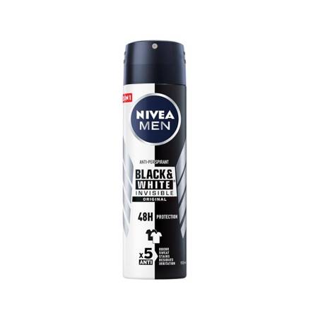 Men Black&White Invisible Original antyperspirant spray 150ml