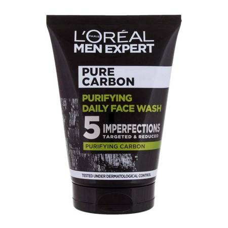 Men Expert Pure Carbon żel do mycia twarzy przeciw niedoskonałościom 100ml