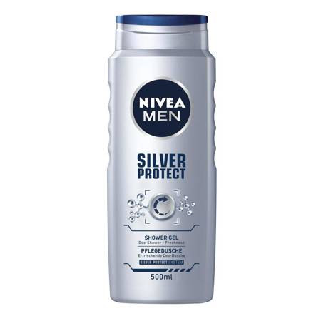 Men Silver Protect żel pod prysznic do twarzy ciała i włosów 500ml