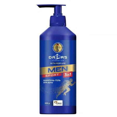 Men Sport żel pod prysznic 3w1 500g