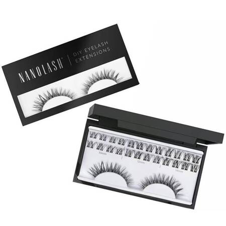 NanoLash DIY Eyelash Extensions sztuczne rzęsy w kępkach Charm 36szt.