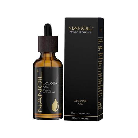 Nanoil Jojoba Oil olejek jojoba do pielęgnacji włosów i ciała 50ml