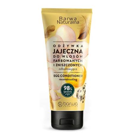 Naturalna odbudowująca odżywka jajeczna 200ml