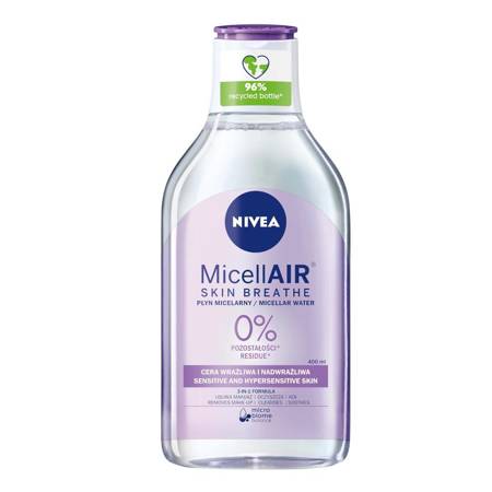 Nivea MicellAir płyn micelarny do cery wrażliwej i nadwrażliwej 400ml