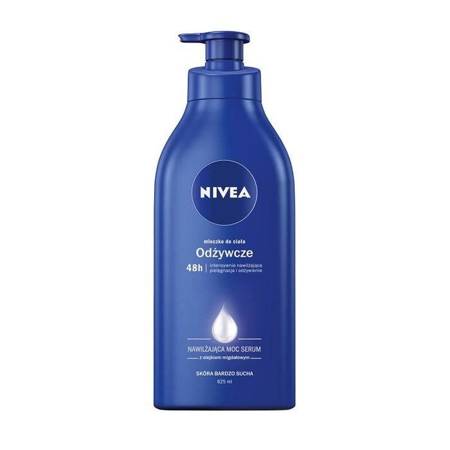 Nivea Nawilżająca Moc Serum Odżywcze mleczko do ciała z pompką 625ml