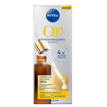 Nivea Q10 Przeciwzmarszczkowy Ekspert podwójnie aktywne serum do twarzy 30ml