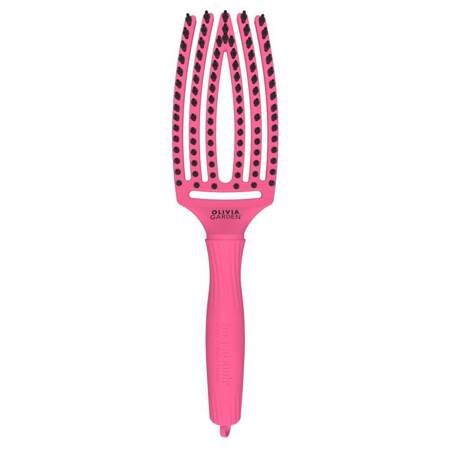 Olivia Garden FingerBrush Combo Medium szczotka do włosów Hot Pink