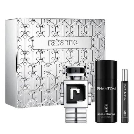 Paco Rabanne Phantom zestaw woda toaletowa spray 100ml + dezodorant spray 150ml + woda toaletowa 10ml