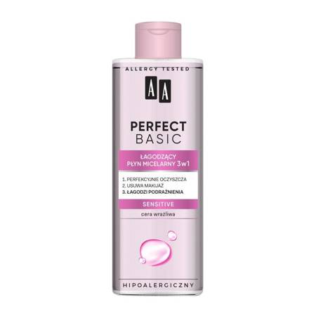 Perfect Basic łagodzący płyn micelarny 3w1 Sensitive 200ml