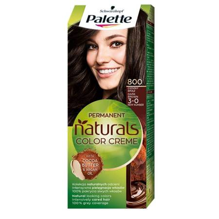 Permanent Naturals Color Creme farba do włosów trwale koloryzująca 800/ 3-0 Ciemny Brąz