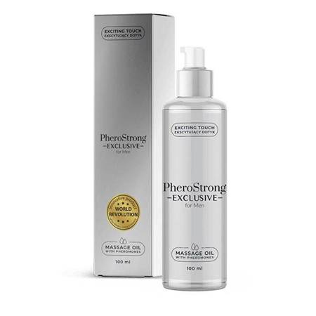 PheroStrong Exclusive For Men Massage Oil With Pheromones olejek do masażu z feromonami 100ml