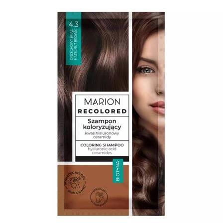 Recolored szampon koloryzujący 4.3 Orzechowy Brąz 35ml