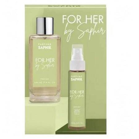 Saphir For Her zestaw woda perfumowana spray 100ml + mgiełka do włosów 75ml